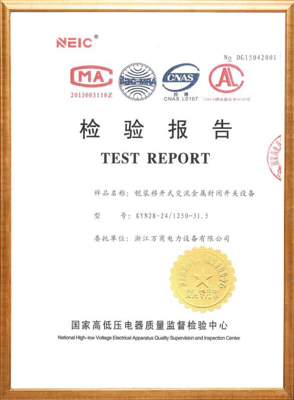 KYN28-24 Inspection Report